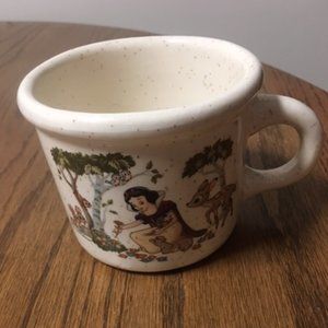 Vintage Snow White Ceramic Mug